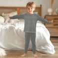 thumbnail image 6 of joogoo Gray 2 Piece Long Sleeve Tee and Pants Cotton Pajama Set 18M, 6 of 7