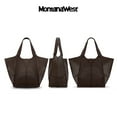 thumbnail image 3 of Montana West Tote Bag for Women Large Hobo Purses and Handbags, Coffee, 3 of 7