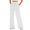 A21014-White, variant on Zhensanguo Wide Leg Sweatpants Women Baggy 2024 Trendy Casual Drawstring Ribbed Waisted Pants Athletic Trousers Lounge Pants White S