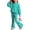 Cyan, variant on Grblisyd Girls 2 piece Outfits Long Sleeve Crew Neck Shirt and Flare Pants Set Halloween Trendy Fall Outfit Size 10-12 Years