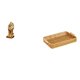 thumbnail image 1 of Figura de león, estatua de resina, adorno para estante, cesta de almacenamiento de cocina tejida, bandeja redonda , bandeja rectangular para s, 1 of 8