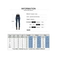 thumbnail image 3 of Enjiwell Women's Solid Color Buttons High Waist Butt Lifting Stretch Skinny Jeans, 3 of 3