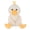 White, variant on Apricot Lamb Velvet Duck M Stuffed Animals for Kids 9.1 Inches