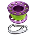 thumbnail image 3 of Alloy Scuba Diving Finger Reel Spool&Stainless Steel Snap Hook&10m Line -, 3 of 10