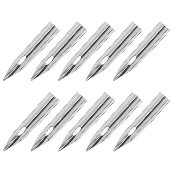 WHAMVOX 15 Pcs Fountain Pen Nibs Replacement Metal Dip Pen Nibs Ink Pen Nibs Calligraphy Nibs For Drawing Writing Painting Signing 0.28mm
