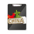 thumbnail image 1 of China Map  Brown China Town Clipboard Folder Writing Pad Backing Plate A4, 1 of 4