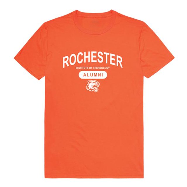 W Republic 559-370-ORN-02 T-Shirt pour Hommes Rochester Rit Tigers Alumni, Orange - Moyen
