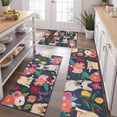 thumbnail image 2 of French Bulldog Dog and Pioneer Flower Kitchen Rugs Sets Of 3,Kitchen Runner Rugs Non Skid Washable,Decorative Kitchen Floor Mats for Kitchen,Sink,Laundry,17"x30"+ 17"x47" + 17"x59", 2 of 6