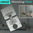 thumbnail image 3 of Kitchen Cabinet Hinges Black Matte Self-Closing Cabinet Hinge Kitchen Cabinet Cupboard Hinges For Doors Variable Furniture Face Frame Flush Mount Hinges Hardware, 3 of 7