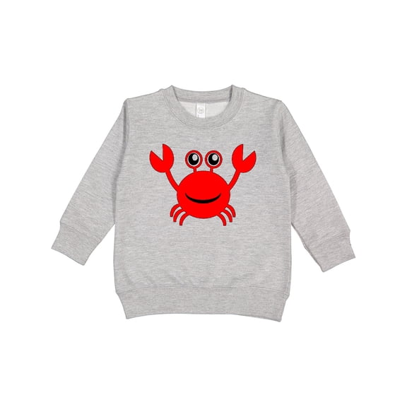 Inktastic Cute Red Crab Toddler Sweatshirt