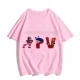 thumbnail image 3 of Nueva camiseta Harajuku con alfabeto de moda de verano 2024 para niños, ropa para niñas, camisetas con estampado de dibujos animados, ropa para niños, 3 of 5