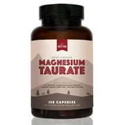 Natural Rhythm Magnesium Taurate - 750mg (150mg of Elemental Magnesium Taurate) for Heart Health (120 capsules)