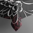 thumbnail image 5 of Red and Black Pioneer Flower Pattern Rectangle Tablecloth 60"x120",Waterproof Polyester Rectangle Table Cloth, Wipeable Spillproof Polyester Tablecloth for Dining, Camping, Indoor and Outdoor, 5 of 6