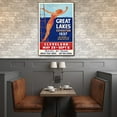 thumbnail image 3 of 20" x 30" Great Lakes 1937 Vintage Travel Poster Wall Art, 3 of 4