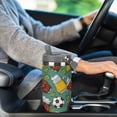 thumbnail image 6 of 30 Oz Insulated Tumblers with Flip Straw Lid Top Handle Beer Glass Mug Leakproof Reusable Vacuum Stainless Steel Travel Coffee Mug for Car Soccer Ball, 6 of 6