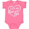 thumbnail image 3 of Inktastic I Love My Oma and Opa in White Chalk Heart Boys or Girls Baby Bodysuit, 3 of 5