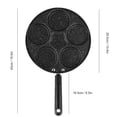 thumbnail image 1 of Ccdes 5 Round Holes Frying Pan Non Stick Eggs Cooking Pan Home Kitchen Cookware for Breakfast,Non Stick Frying Pan, 1 of 8