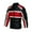 Red, variant on SwiftWear Men's PU Leather Motorcycle Jacket Fashion Color Block Pockets Zipper Long Sleeve Hoodless Faux Leather Outwear Coat White S