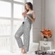thumbnail image 5 of Fotbe GlitterSilver Pantalones de Pijama para Mujer, Pantalones de Dormir, Pantalones Pj con Cordón y Bolsillos-Medium, 5 of 6