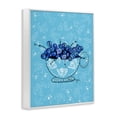 thumbnail image 3 of Stupell Industries Bright Blue Blueberries in Teacup White Framed Giclee Art design by Susan Lugar, 30 x 24, 3 of 8