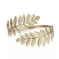 thumbnail image 4 of K-KED Metal Greek Roman Laurel Leaf Bracelet Armband Upper Arm Cuff Armlet P5APUKP :yq-RoseGold, 4 of 6