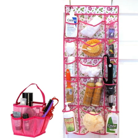 Over The Door Storage Organizer 15 Pockets Mesh Shower Caddy Bag Over The Door Storage Organizer 15 Pockets Mesh Shower Caddy Bag Bathroom Tote Quick
