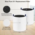 thumbnail image 3 of Filtro de repuesto para purificador de aire NXBHG Blue Pure 511, paquete de 2, 3 of 7