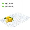 thumbnail image 3 of ColourTree Transparent Pebble Sink Mats for Stainless Steel Sink, PVC Sink Saddle Protectors Kitchen(2 Pcs), 3 of 7