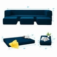 BALUS Folding Bed Couch, Sleeper Foam Sofa Bed, Cushioned Foam Mattress