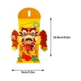 thumbnail image 3 of Utoimkio Chinese New Year Red Envelopes Chinese Red Pockets Red Chinese Money Envelopes Hong Bao Lucky Money Gift Envelopes for Spring Festival Birthday Wedding Gifts,6.6x3.5 Inch, 3 of 9