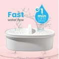 thumbnail image 3 of 200-Gallon Long-Life Elfin 5-Cup Water Filter Pitcher with 1 Filter, NSF Certified, 5X Times Lifetime, Reduces Fluoride, Chlorine and More, BPA Free, Pink, by Waterdrop, 3 of 7