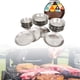 thumbnail image 1 of 16x/Set Vajilla Utensilios Vajilla reutilizable ligera Cubiertos para exteriores con bolsa de almacenamiento Tazones Platos para fiestas Picnic Viajes DYNWAVEMX Vajilla de campamento al aire libre, 1 of 8