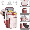 thumbnail image 5 of Travel Cooler Bag - Red Christmas Tree Pattern Camping Beer Cooler Backpack with Bottle Opener- Waterproof Insulated Picnic Backpacks - Cooler Bag for Beach, 5 of 6