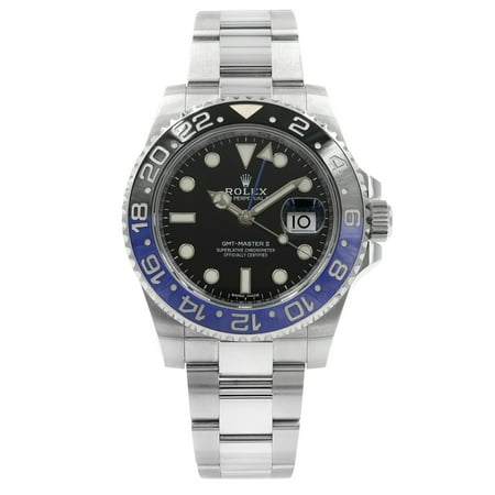 Twirl Steel Watch - Rolex GMT-Master II 116710BLNR Batman Steel Ceramic Automatic Mens Watch