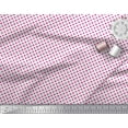 thumbnail image 3 of Soimoi Pink Rayon Fabric Polka Dots Printed Craft Fabric by the Yard 56 Inch Wide, 3 of 3