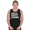 thumbnail image 5 of Worlds Okayest Grandma Funny Cute Tank Top Tee Shirt Women Brisco Brands X, 5 of 6