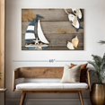 thumbnail image 3 of Elephant Stock Toy Sailboat Wall Art - Horizontal Canvas Wall Art - Living Room Wall Decor - Nautical Canvas - Blue And Gray Decor - 48" x 32", 3 of 8
