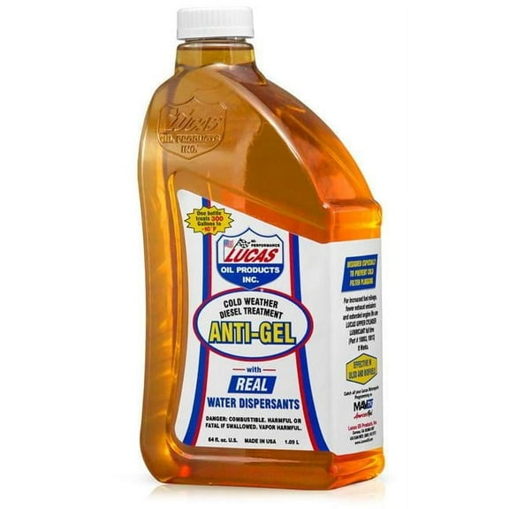Lucas Oil 10866 Cold Weather Fuel Additive Anti-Gel 0.5 gal Diesel