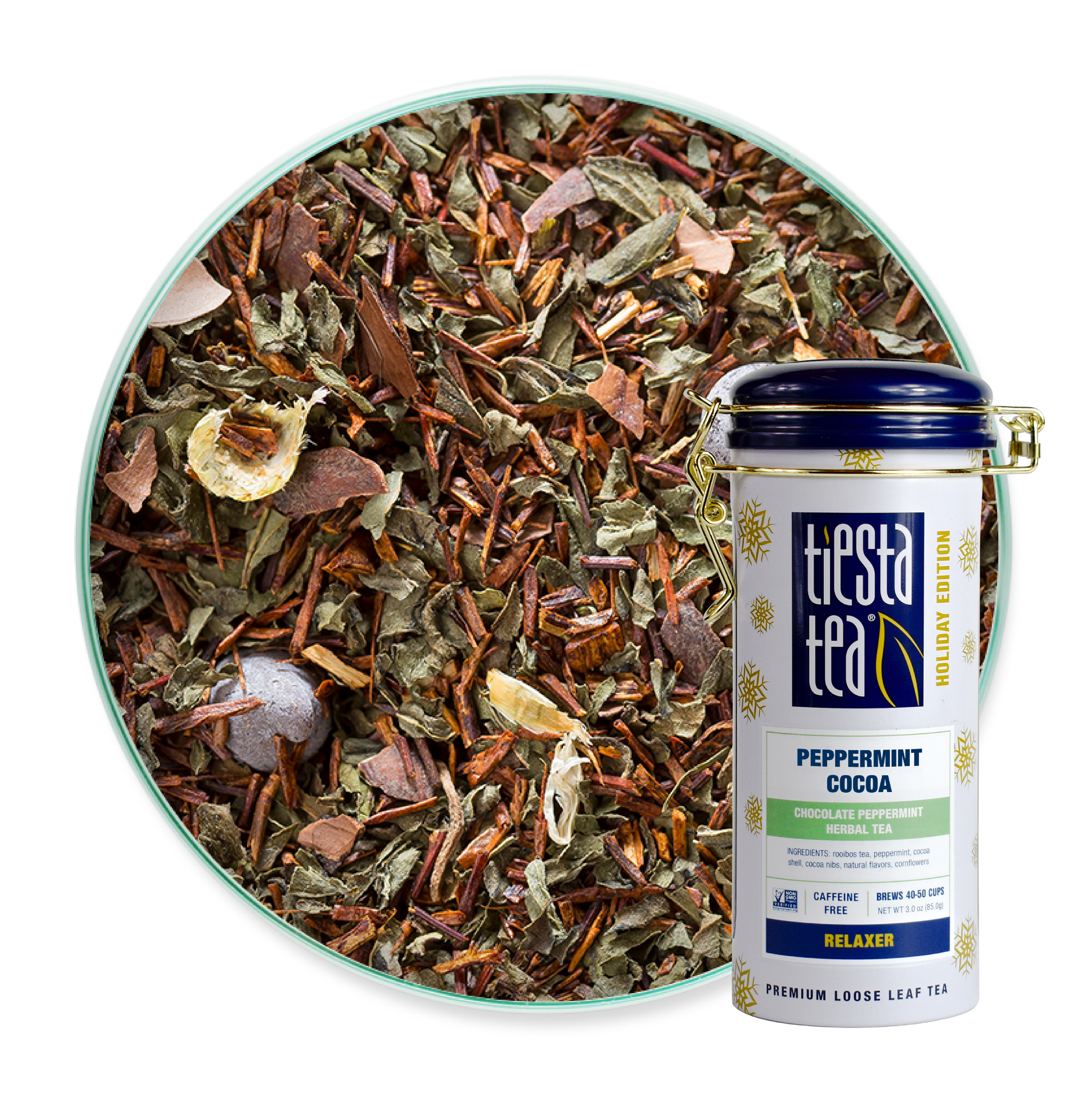 Tiesta Tea Relaxer Cozy Peppermint Cocoa, Chocolate Peppermint Loose