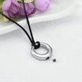 thumbnail image 2 of Cremation Jewelry Urn Necklace for Ashes for Women Men, Circle of Life Eternity Memorial Pendant Ash Jewelry, 2 of 8