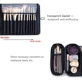 thumbnail image 3 of Portable Makeup Brush Organizer Makeup Brush Bag for Travel Can Hold 20+ Brushes Cosmetic Bag Makeup Brush Roll Up Case Pouch Holder for Woman(Only Bag), 3 of 7