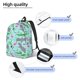 thumbnail image 3 of Easygdp Hippo With Flamingos And Crocodiles Mochila de Lona Resistente para Laptop, Compatible con Laptops de 15 a 17 pulgadas, Ideal para Escuela, Trabajo y Viajes-Medium, 3 of 5