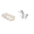 thumbnail image 1 of Elegante Bandeja De Porcelana Para Comida Y Tocador Con Escultura De Caballo, Adorno Decorativo Para Sala De Estar, Baño, Oficina Y Almacenamiento., 1 of 8