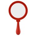 thumbnail image 1 of Lupa de mano para niños, soporte para lente acrílica, lupa, juguete explorador científico, rojo, 1 of 8