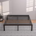 thumbnail image 3 of VECELO 14.2-Inch Full-Size Metal Platform Bed Frame with Heavy Duty Support, Black, 3 of 10