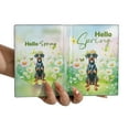 thumbnail image 3 of Doberman Pinscher Hello Spring Time Flower Floral Nature Travel Passport Wallet Doberman Dog Lover Gifts PU Leather Passport Holder Cover - 02031, 3 of 5