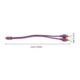 thumbnail image 2 of FELTECHELECTR 2Ud Cable Divisor Para Audio De Con Conexión Rápida Y Doble Salida Para Subwoofer Color Violeta, 2 of 8