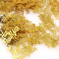 thumbnail image 2 of KAKOWELY Confeti de lentejuelas con letras "FELIZ AÑO NUEVO", suministros para fiestas, decoración de mesa para fiestas de Año Nuevo (60 g, dorado), 2 of 5