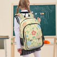 thumbnail image 7 of FORMRS Unisex School Backpack 17" Student Travel Bag with Laptop Compartment, Colorful Flower, 7 of 7