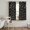 Black, Charcoal, Dusty Rose, Sage, variant on Navy Blue Botanical Wildflowers Sheer Curtains 63 Inch Length 2 Panels Set, Rustic Floral Voile Window Treatment Rod Pocket Curtains Sheers Drapes for Bedroom/Living Room/Kitchen 52x"63"x2